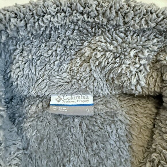 Columbia Women's Size Small Full Zip Fuzzy Jacket - Picture 3 of 4